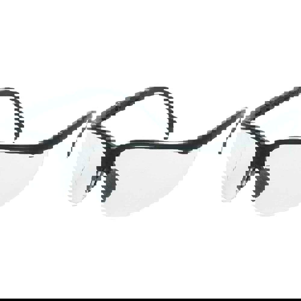 Safety Glass: Scratch-Resistant, Polycarbonate, Clear Lenses, Full-Framed